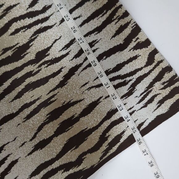 Ming Wang Sweater Dress Petite Small Cowl Neck Brown Animal Print - Picture 10 of 10